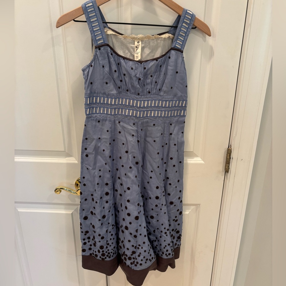 NWT Anthropologie / Floreat Glass of Bubbly Dress 0